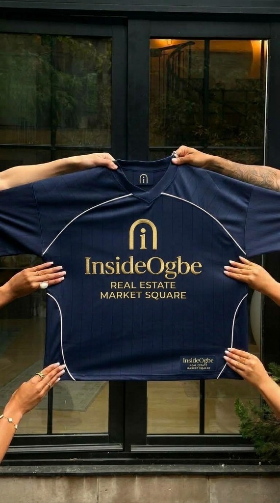 InsideOgbe Signature Branded Polo in Navy Blue with 3D Gold Embroidery